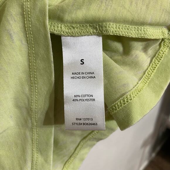 Wildfox Margarita Green Burnout Manchester Tee Sz S NWT - Picture 6 of 12